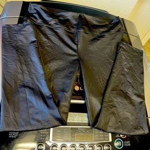 seven for all mankind faux leather leggings